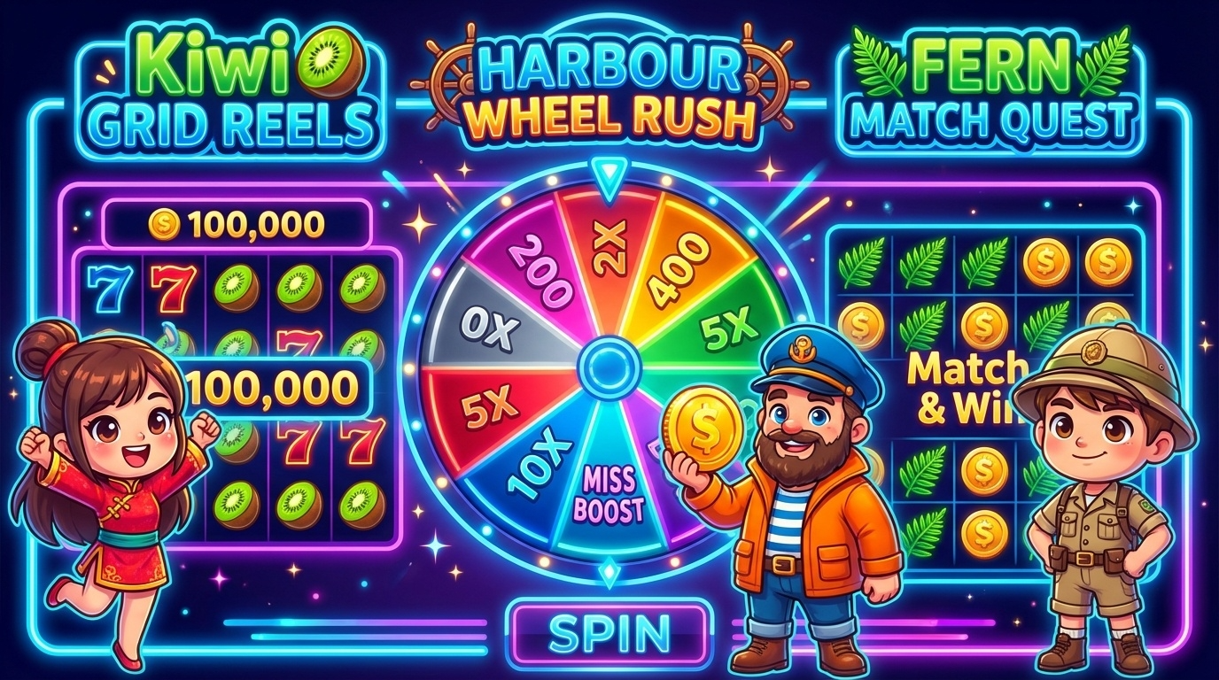 Friendly mascot character welcoming players to the social gaming experience.